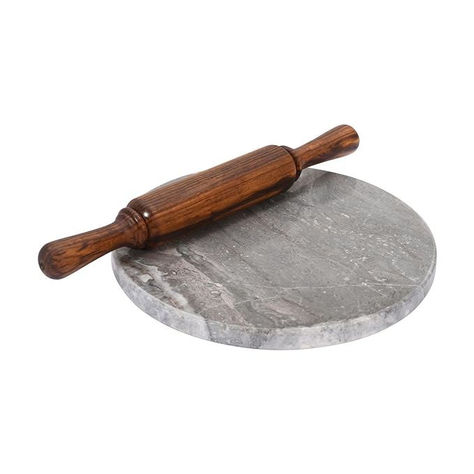 Gray Marble Roti Maker